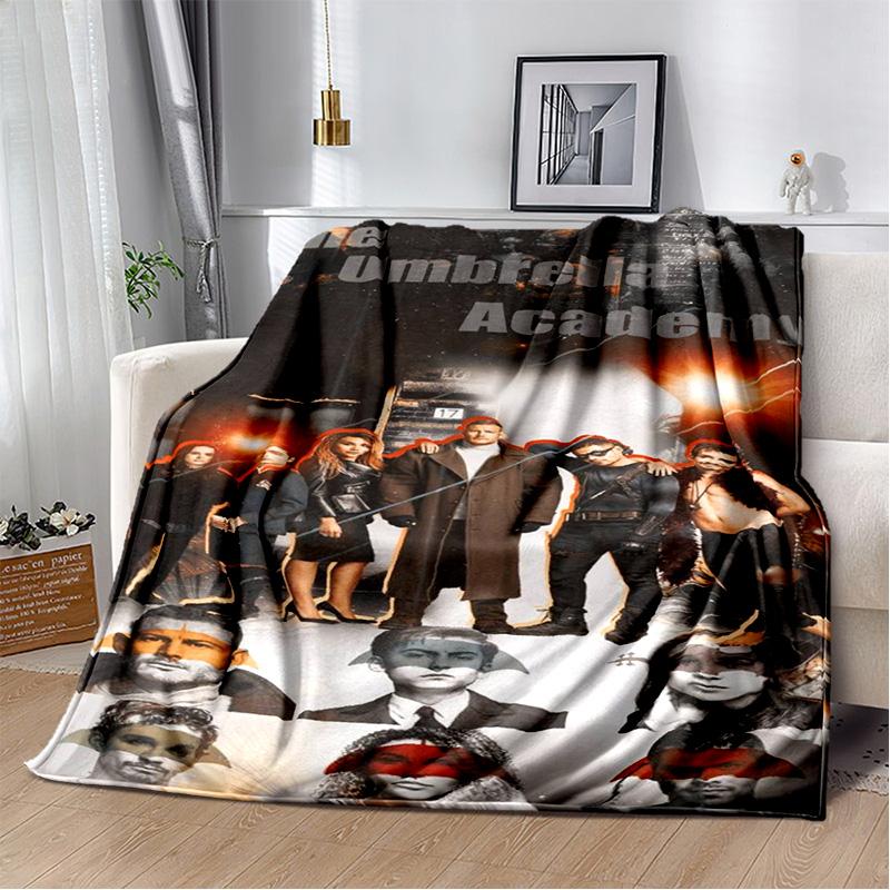 The Umbrella Academy TV Movie Soft Plush Blanket,Flannel Blanket Throw Blanket for Living Room Bedroom Bed Sofa Picnic Cover Kid