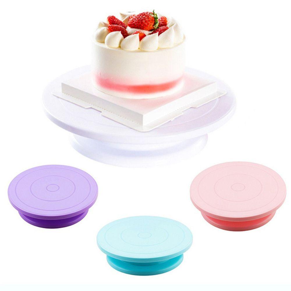 Table Tournante Rotative Forme Ronde Base Stable Outils de Pâtisserie Nouveau Moule à Gâteau DIY Pâtisserie Maison
