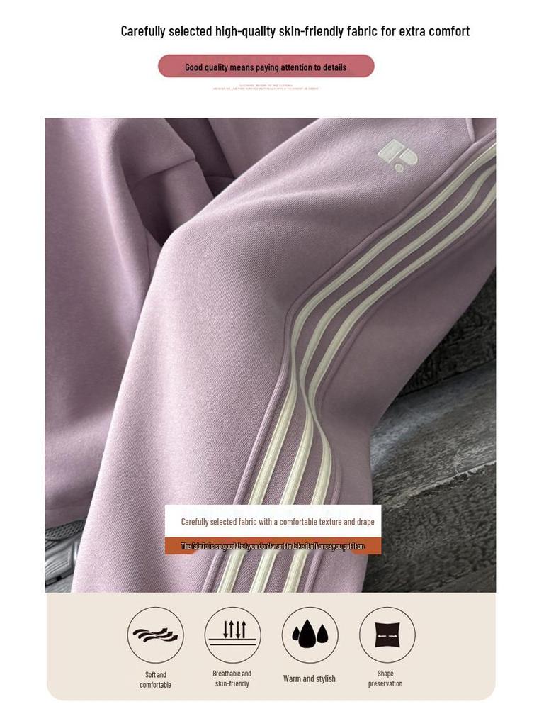 Mädchen Fleece-gefütterte Sweatpants - Herbst/Winter 2025, Vielseitig und lässig für mittlere und große Kinder.