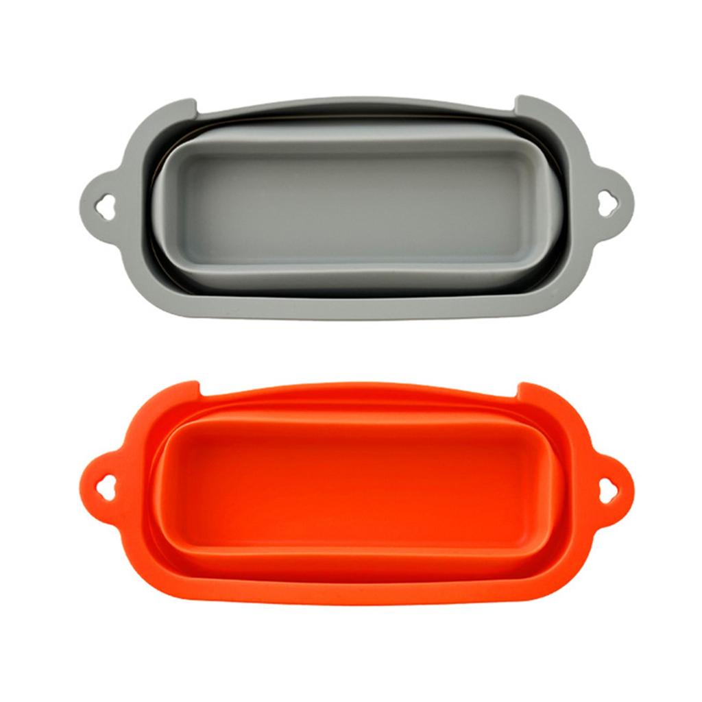 Suitable For Grill Oil Filter Box Multi-function Retractable Storage Silicone Oil Filter Box Kitchen Oven Oil Drip Box