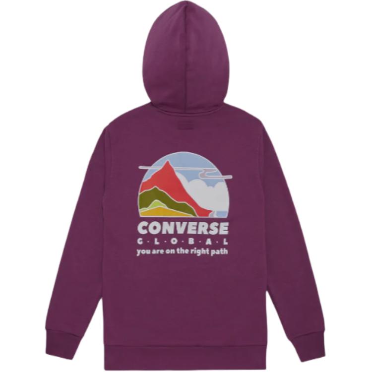 Converse Free World Sweatshirt Unisex Purple 10022725-A04