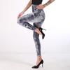 Pantalones cortos ajustados para mujer, pantalones casuales elásticos, mallas Push Up de cintura alta de mezclilla de imitación