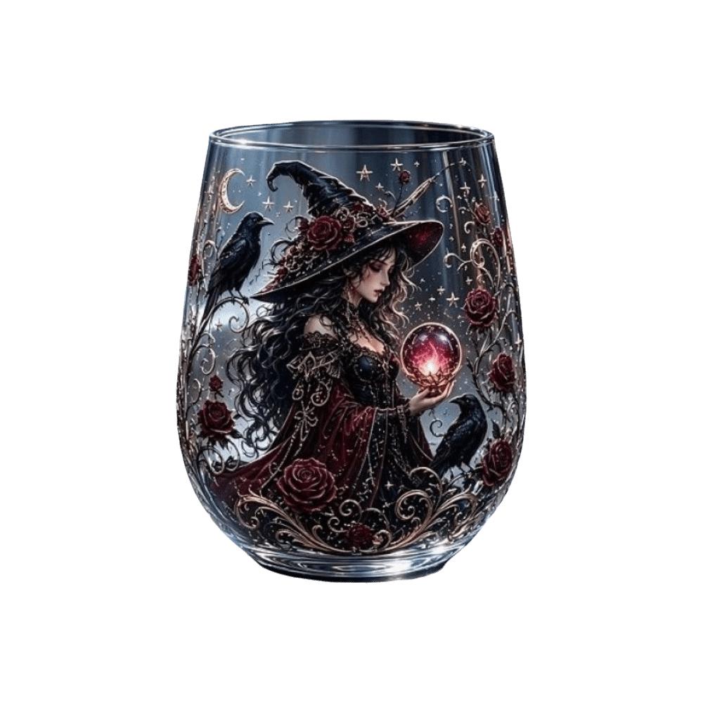 Gruseliger 2D-Druck Halloween Glasdrache Hexe Halloween Kunst Tasse Kürbis Dunkler Stil Kaffeetasse Halloween Party