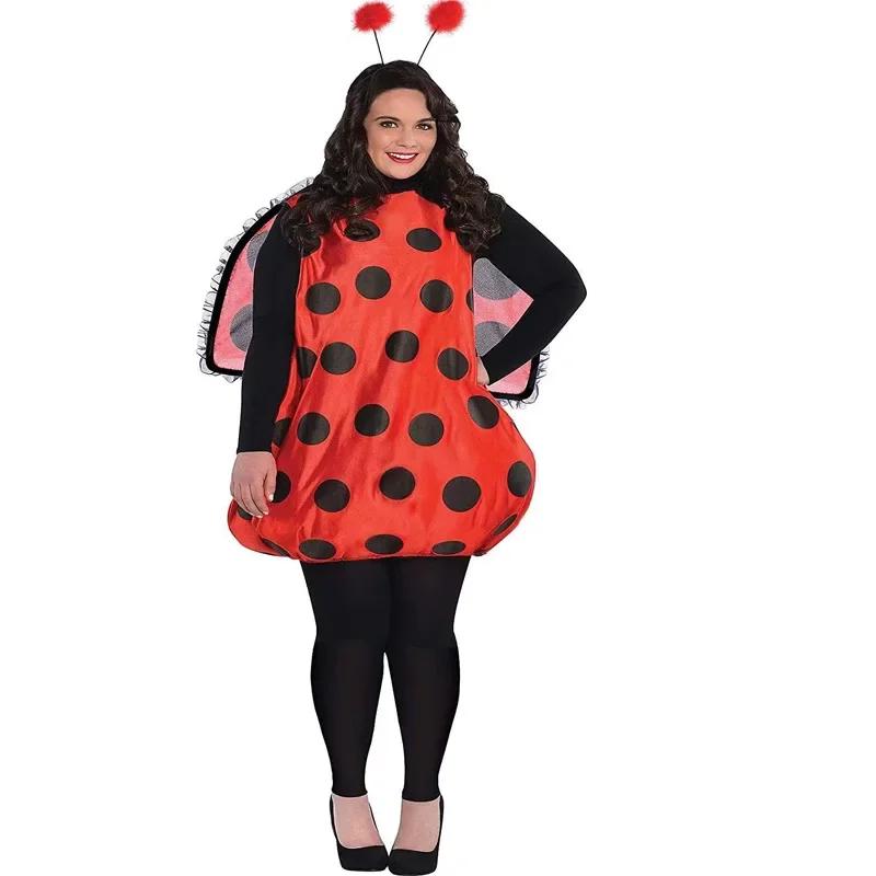 Bee Ladybug Costume for Adults Kids Halloween Cosplay Party Outfit 110