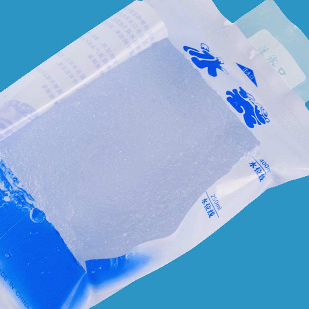 10PCS Reusable Ice Bag Water Icing Cooler Bag Pain Cold Compress Drinks Refrigerate Food Keep Fresh Gel Dry Ice Pack