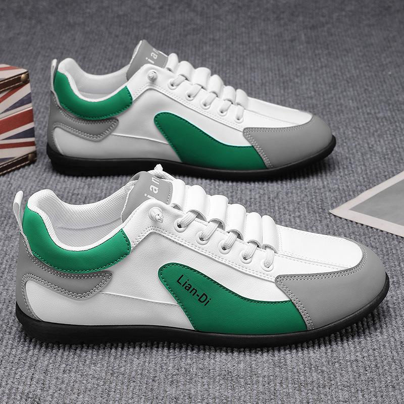 2025 autumn new versatile low-top men's casual shoes youth fashion leather shoes sports trend men's shoes