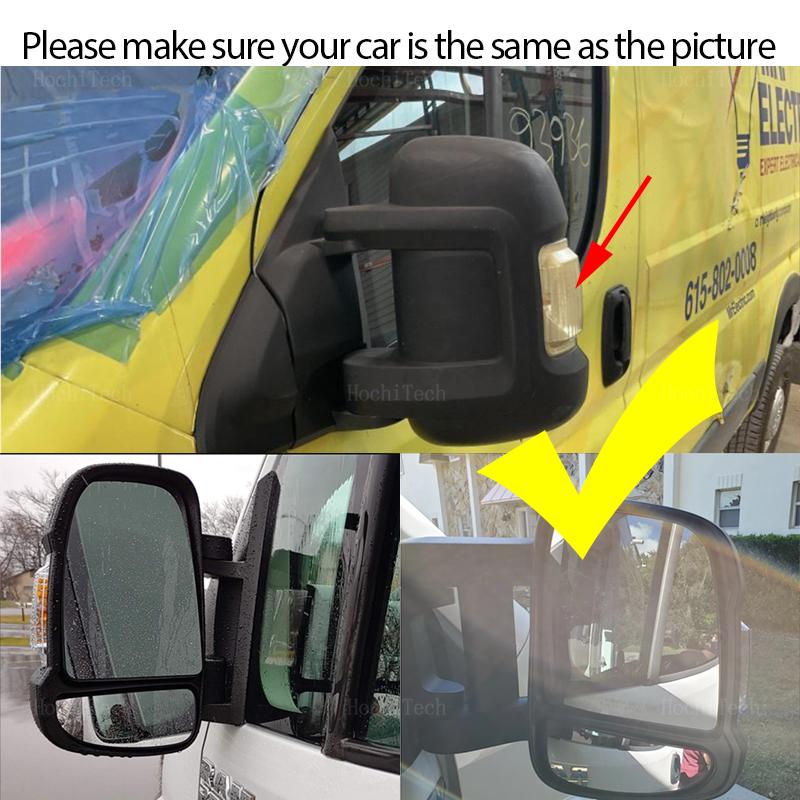Left Right Side Heated Mirror Glass LH RH Lens Replacement for Peugeot Boxer Manager for Citroen Relay Jumper