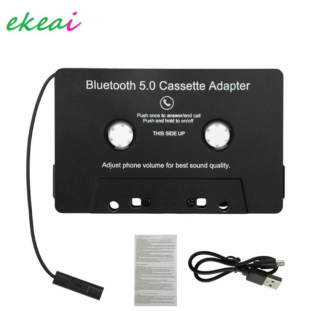 Bluetooth Cassette to MP3 Converter for Car with Four-Channel Support