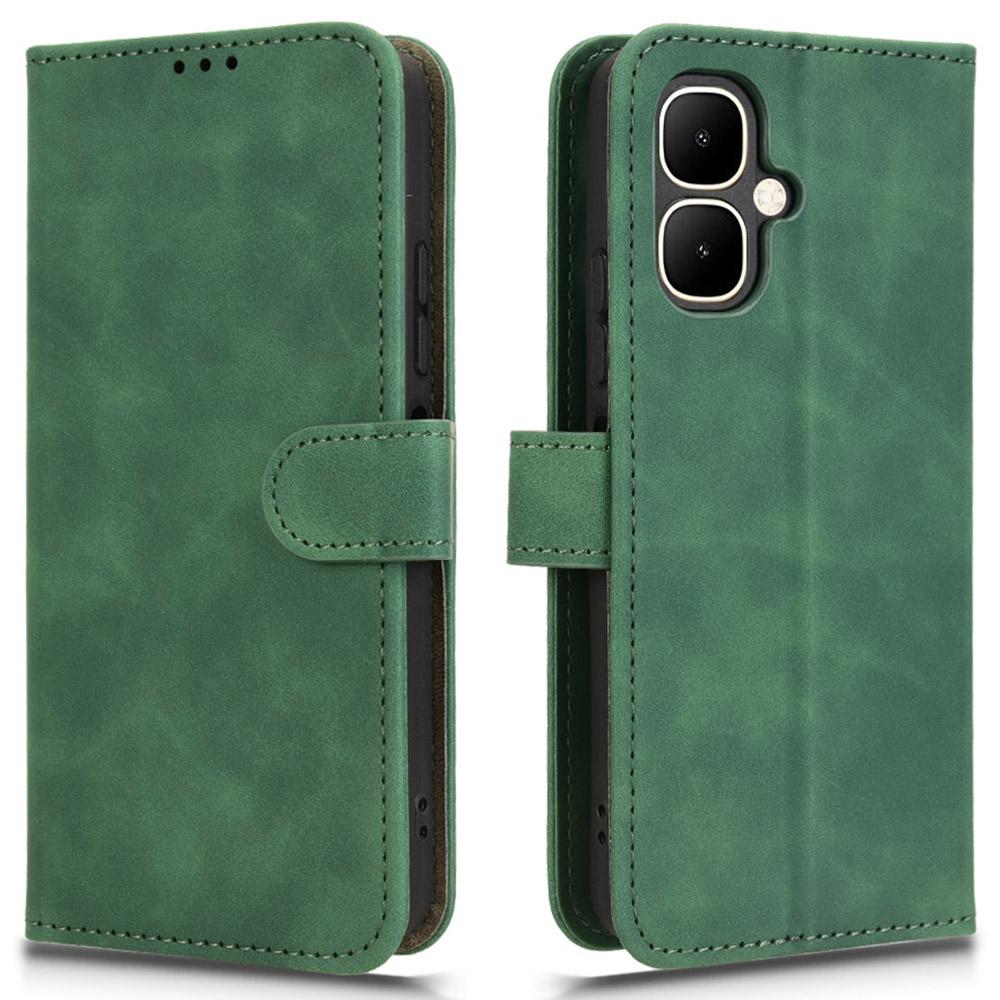 Dla Infinix Smart 10 Skórzane Etui Skóra w Dotyku Odporne na Upadki Portfel Klapka Pokrowiec na Telefon