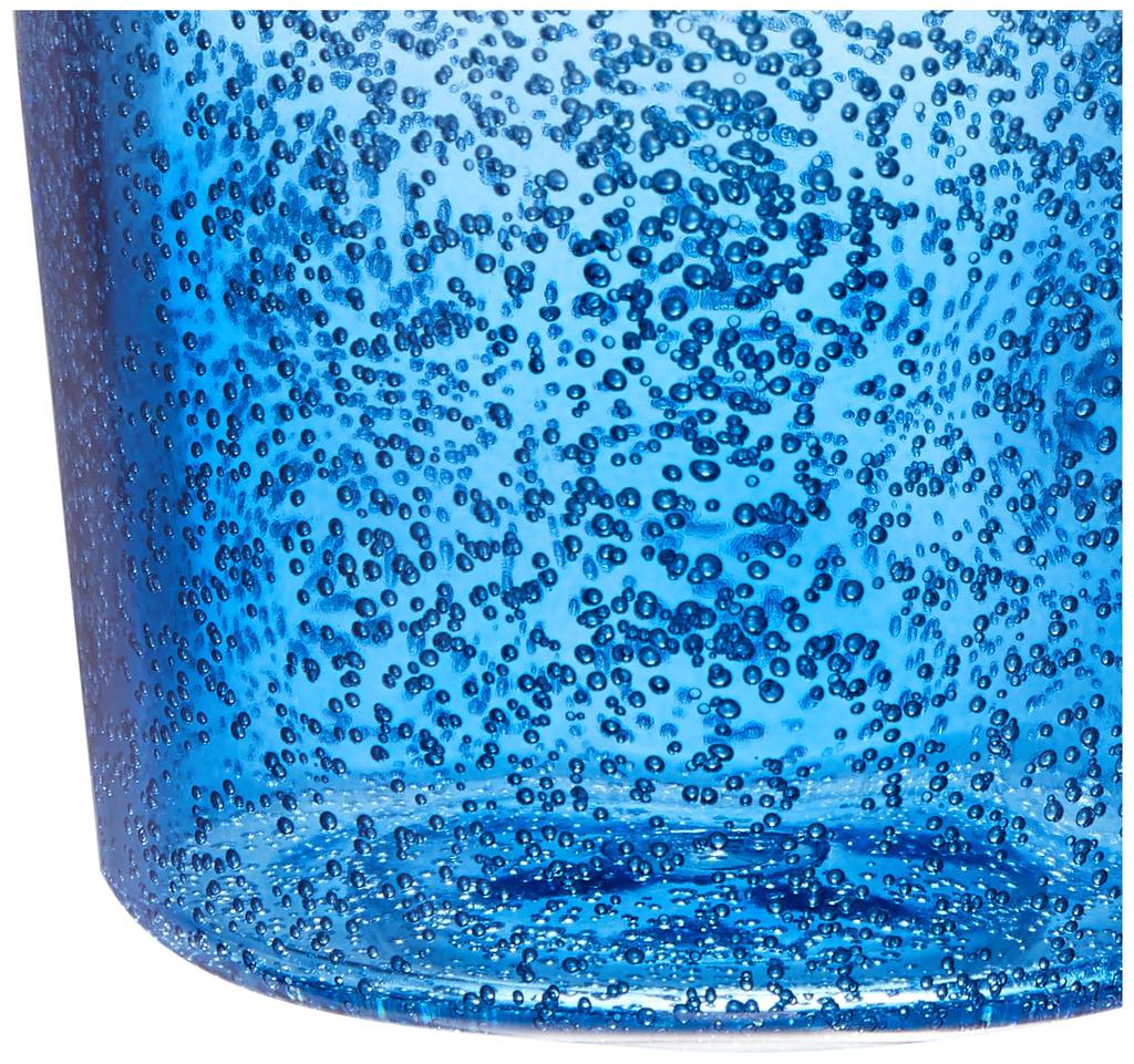 Ethical, Unbreakable, BPA-free OCEANIC OMBRE Glass Tumbler for Coffee or Drinking. Approximately 367ml Capacity, 11cm Tall, and Weighing 106g.