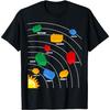 Pojkar Rymd Planet Mästerbyggare Barn Byggklossar T-shirt
