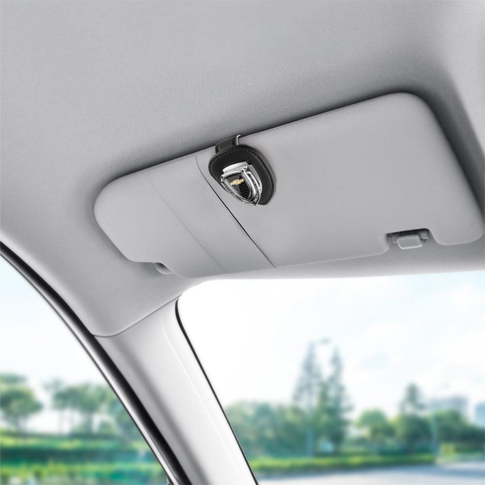 Chevrolet Car Eyeglass Storage Clip Auto Interior Organize Accessories For Silverado Onix Captiva Suburban Trax Malibu Orlando