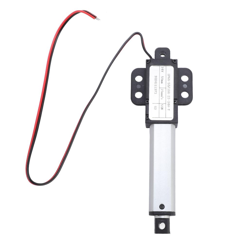 Mini elektrický lineárny aktuátor 50mm zdvih 50N ťah 15mms rýchlosť Malý lineárny pohybový aktuátor pre