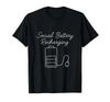 Social Battery Recharging Funny Introvert Minimalist T-Shirt