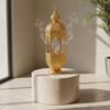 Arabic Design Incense Burner Luxury Look Arabian Incense Burner Middle Eastern Censer Glossy Plating Home Decor Stable Base