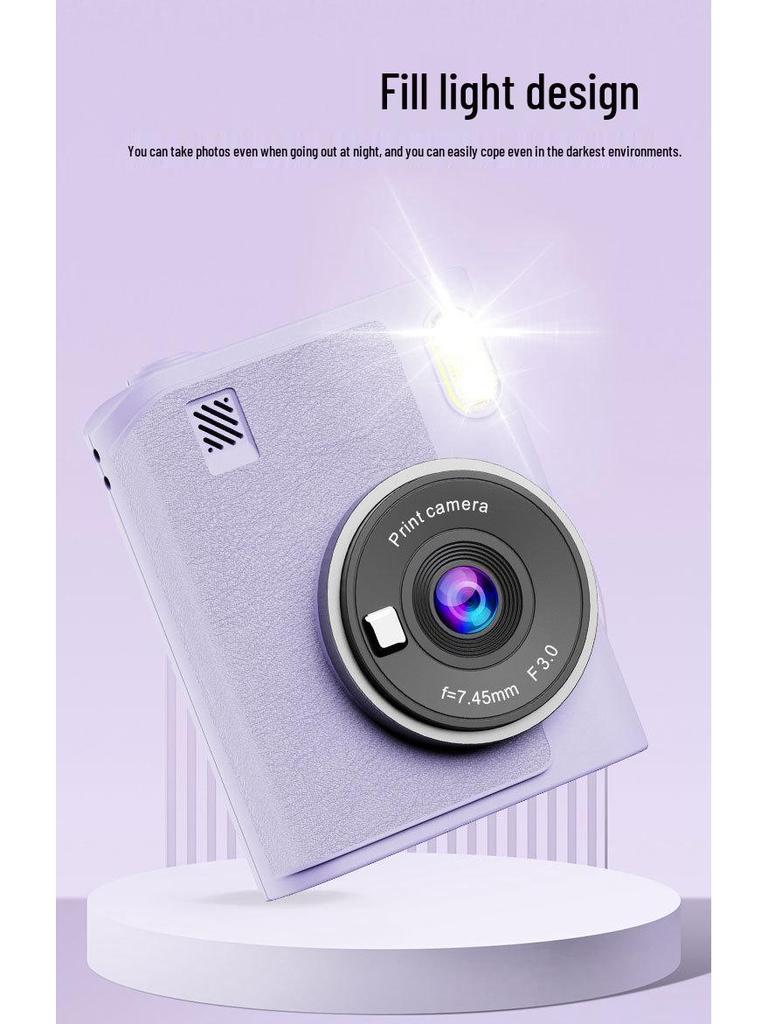 מצלמת פולארויד צבע מיידית: צלם והדפס תמונות באופן מיידי - מתנת יום הולדת מושלמת.