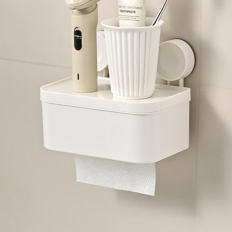 Waterproof Drill-Free Bathroom Tissue Holder
