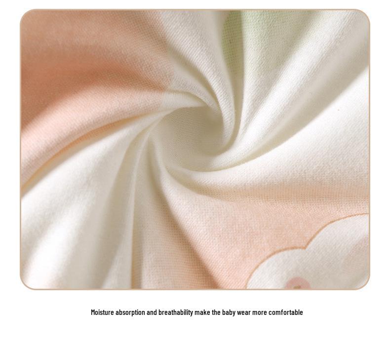 Jesienno-zimowy pikowany bawełniany śpiworek dla niemowląt z zamkiem błyskawicznym i długimi rękawami, konstrukcja zapobiegająca rozkopywaniu, styl z rozdzielonymi nogawkami (120g).