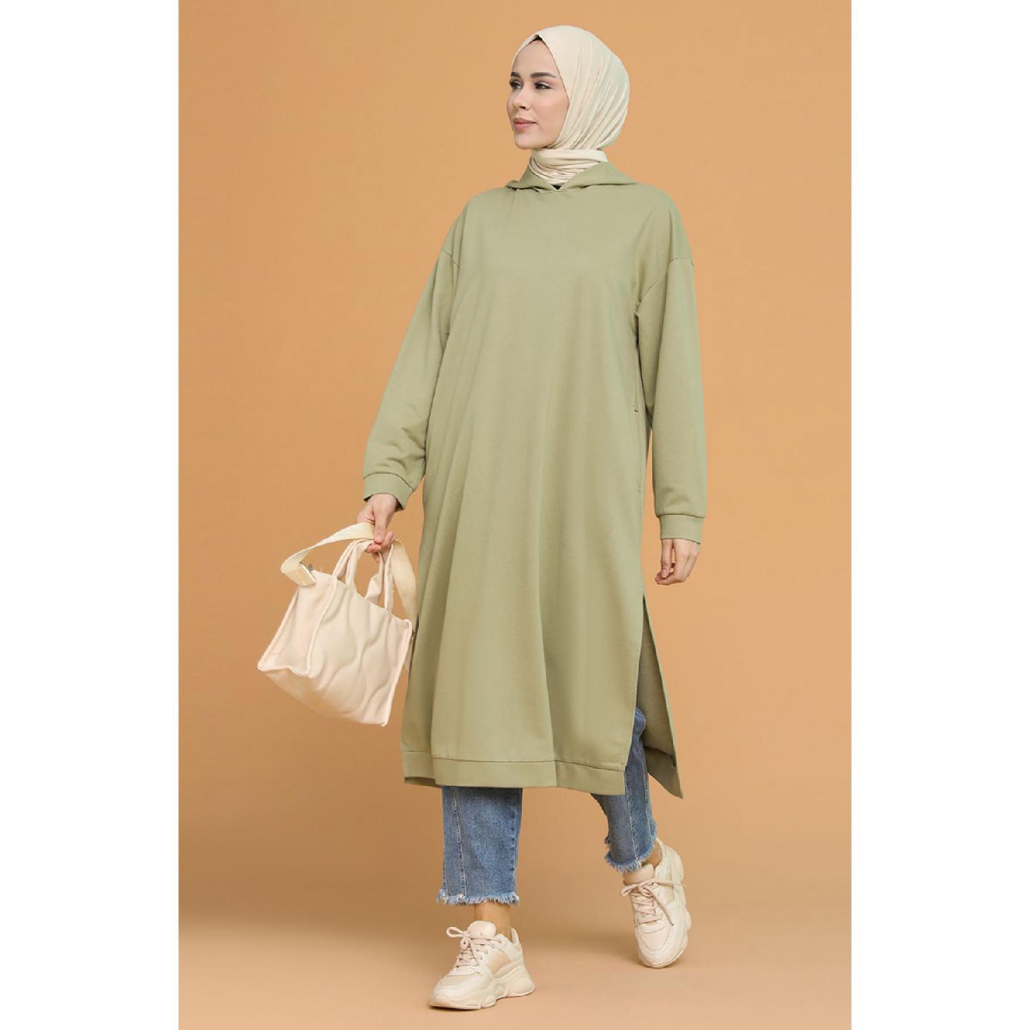 

Hooded Sports Tunic 3007-08 Mold Green 46