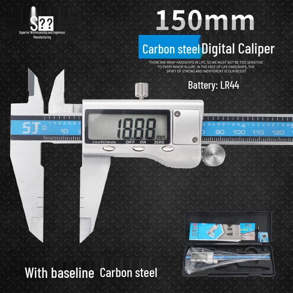 High Precision Digital Vernier Caliper, 0-150mm/200mm/300mm Stainless Steel