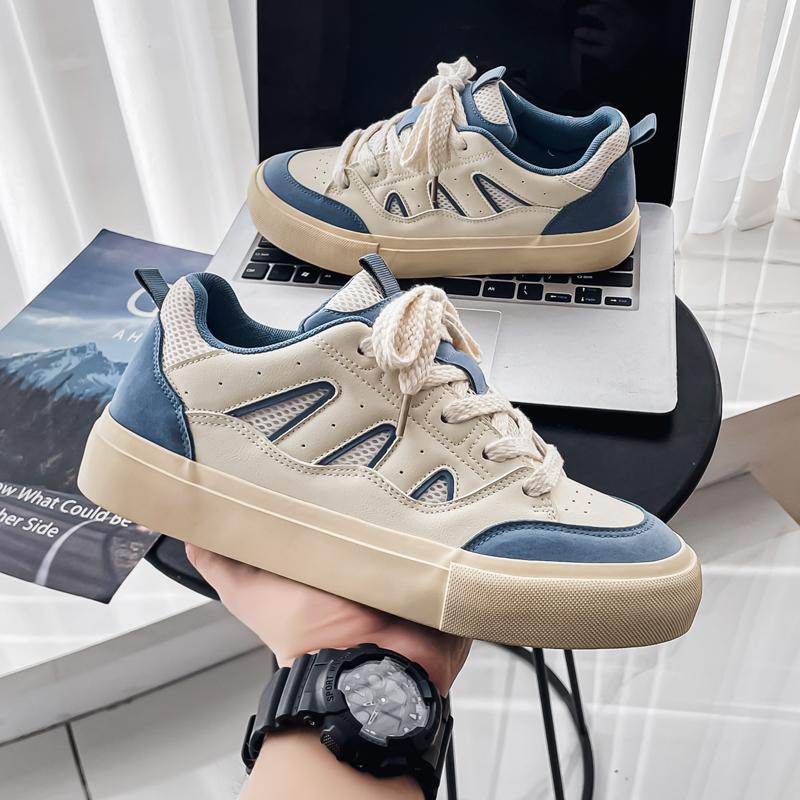 Men And Women's Fashion Casual Low Top Skateboarding Shoes Boys And Girls Comfortable Sneakers Students Classic Breathable Gym Non-slip