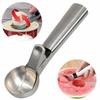 Stainless Steel Ice Cream Scoops Ice Cream Stacks Digger Metal Icecream Cookie Scoops Melon Fruit Baller Ice Ball Maker Tool