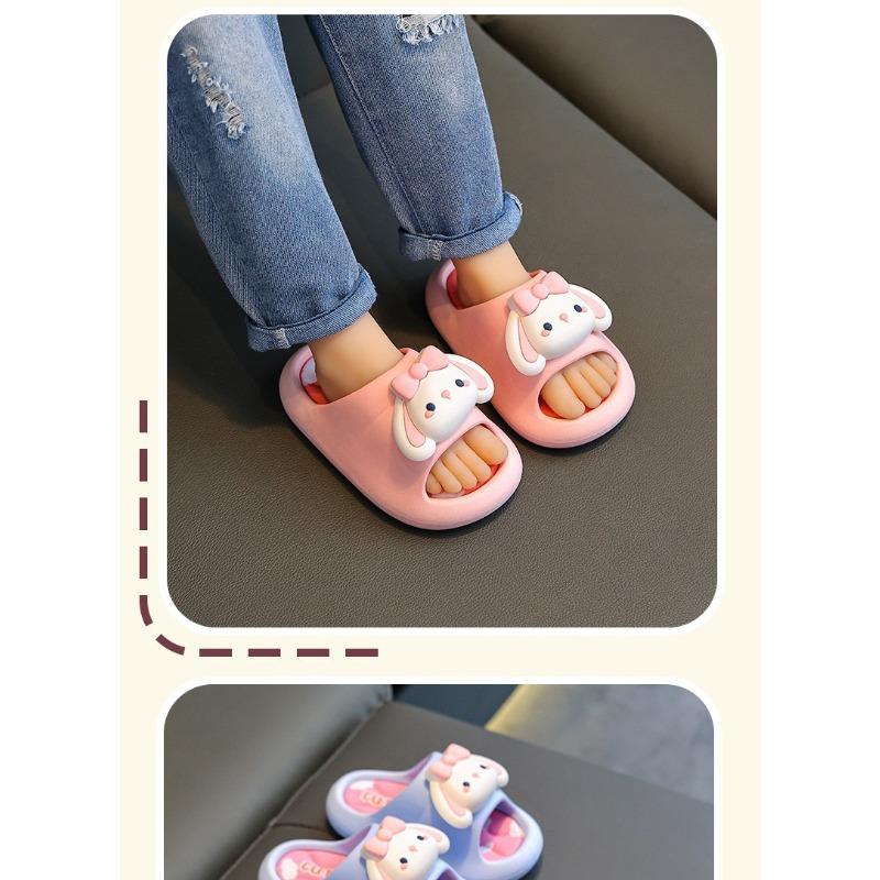Sentimentul copiilor de a călca pe rahat Papuci pentru femei, desene animate drăguțe pentru interior, papuci pentru bebeluși cu fundul moale anti-alunecare, sandale papuci