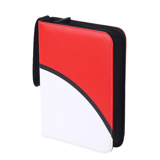 

Альбом для карт с 50 съемными страницами, большой вместимости, на молнии, легкий, портативный, альбом для коллекции карт, держатель для игровых карт 4