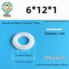 Thickened Nylon Plastic Flat Washer: Hard Plastic Gasket M2-M16