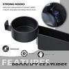 2025 New Car Seat Gap Filler Organizer,2PCS Multifunctional Car Side Seat Gap Filler With Cars Cup Holder&Hook,Universal In Between Cars Seats