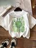 Damen Kurzarm Rundhals T-Shirt Monstera Philodendron Tropisches Blattmuster Lässiges Mode-T-Shirt für den Sommer Damen T-Shirts