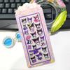4PCS Sanrio Kawaii Acrylic Embossed Stickers Fun Cute Decor Decals Kids Girls Gift DIY for Entertaining Play Safe Kid Friendly