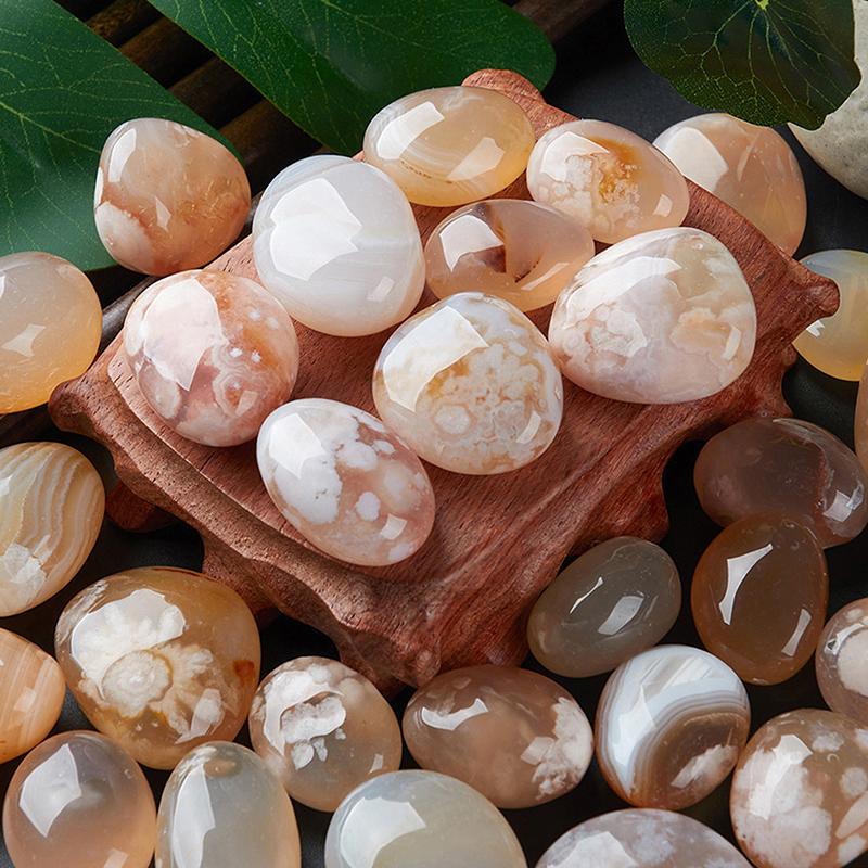 Naturlig Blandet Agatstein Trommelstein Småstein Akvariedekorasjon Blomsterpotte Sukkulentsteiner Landskap Hjemmedekor