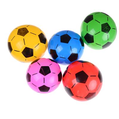 1PC Inflatable PVC Football Soccer Ball Kids Children Beach Pool Sports Toy