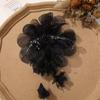 Bestickte Handgefertigte Blume Brosche Quasten Korsage Anstecknadel Mode Stoff Korsage Party