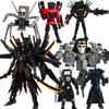 NEW Skibidis Toileted Model Toys Titans Tv Man Speakerman Cameraman Multi-Jointed Action Figure Birthday Xmas Gift Desktop Decor