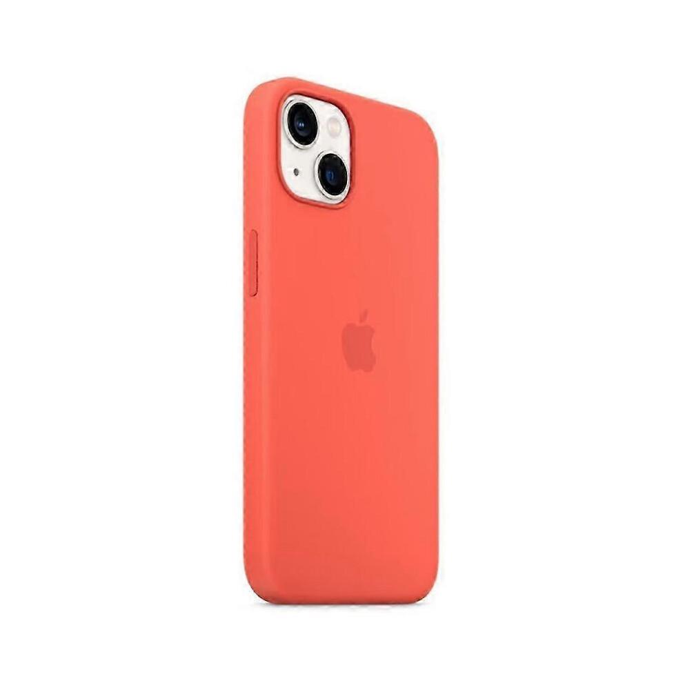 (Horká růžová) Pro iPhone 13 Kompatibilní s MagSafe Zadní kryt telefonu z tekutého silikonu [Indukční Popover]