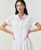 LOVLOV French Collar Dress_White