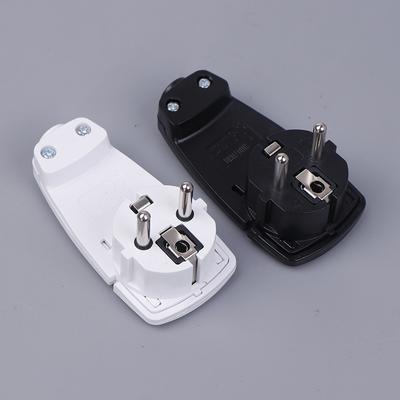 EU Standard 250V 16A Extra Flat Plug Socket Adapter with Folding Handle