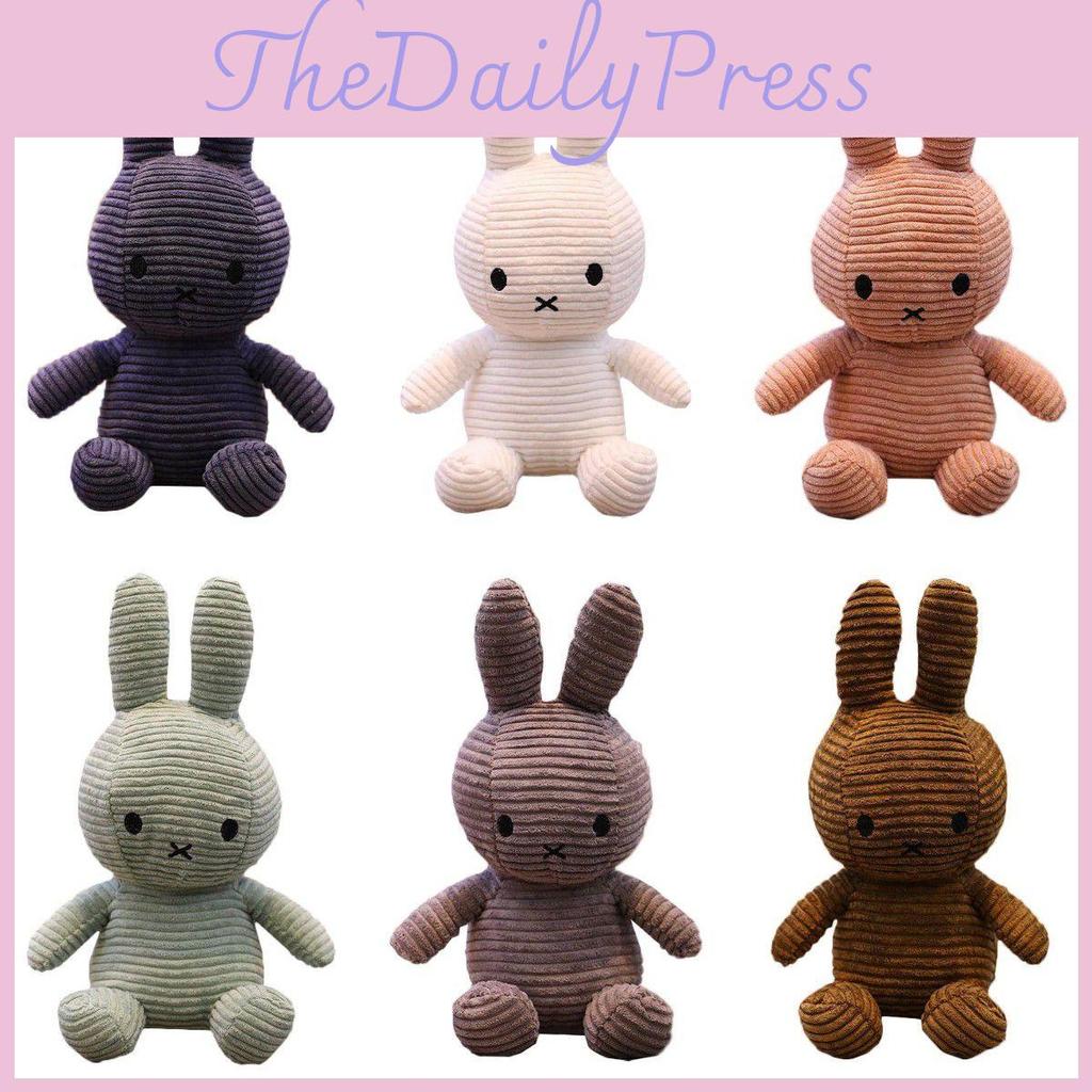 Miffy Puppe Spielzeug Superweiches Plüschmaterial PP Baumwollfüllung Perfektes Geschenk für Kinder