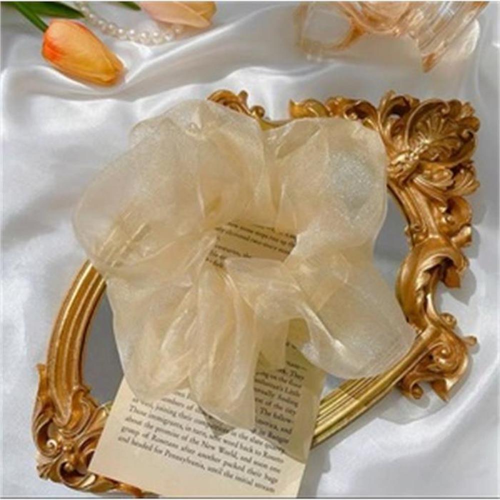 

Блестящие жемчужные шифоновые резинки для волос, набор из 4 штук (S8003043)