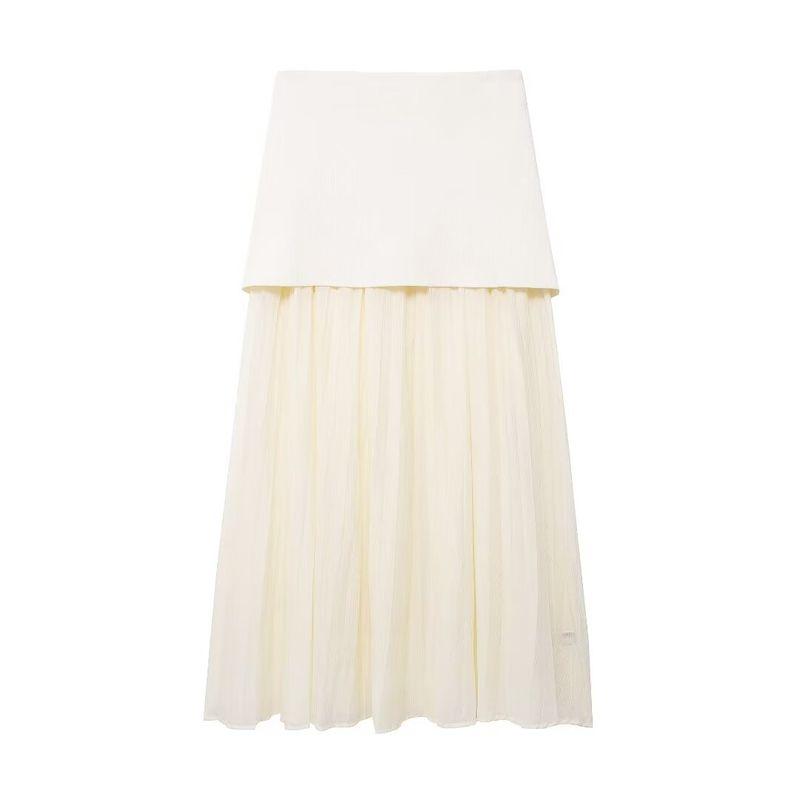 Kaslead New Arrival Women's Fashion Style Button Knitting Vest Skirt 4192015 4192016