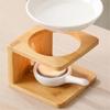 Wood And Ceramic Wax Melt With Tealight Holder Oil Diffuser Wax Warmer For Home Decoration