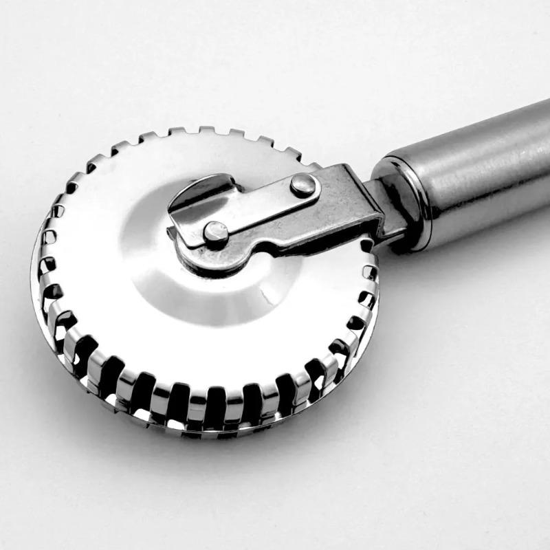 Rolling pin edge sealing embossing knife, pie filling wrapper dumpling-shaped double-sided rolling and lace-cutting knife