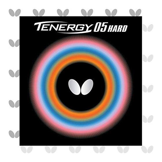 Used New Butterfly Table Tennis Back Rubber Tenergy 05 Hard 06030 Red Thick