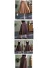 Women's Nylon Wide-Leg Elastic Waist Pants - Summer 2026 Collection, Loose Fit, Plus Size, Solid Color, Flare Skirt Style, Casual Cropped Length.