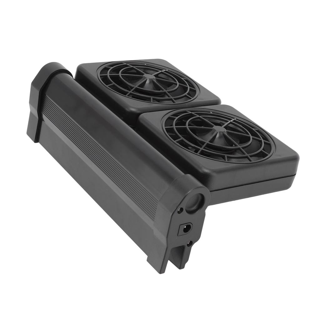 Fish Tank Cooling Fan 2 Speeds Adjustable Angle 2 Heads Aquarium Cooler Fans for Freshwater
