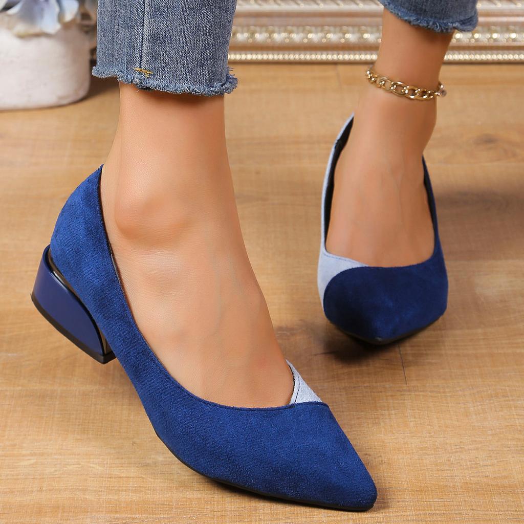 New Women Pointed Toe Flat Shoes Solid Color Knitted Slip on Shoes Casual Breathable Office Flats Women Flat Shoes Loafers Women