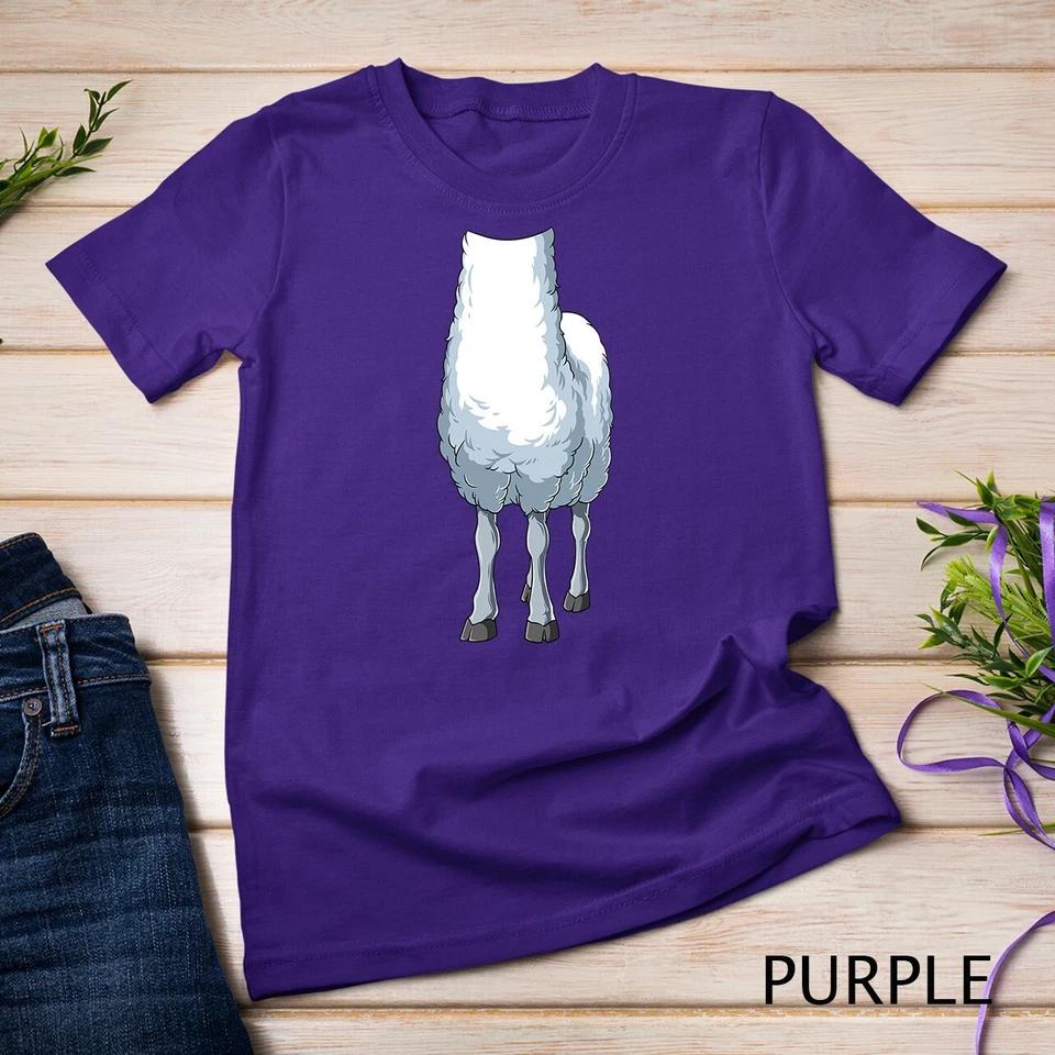 Easy Sheep Costume Sheep Body Headless Sheep Costume Unisex T-shirt 7 3XL