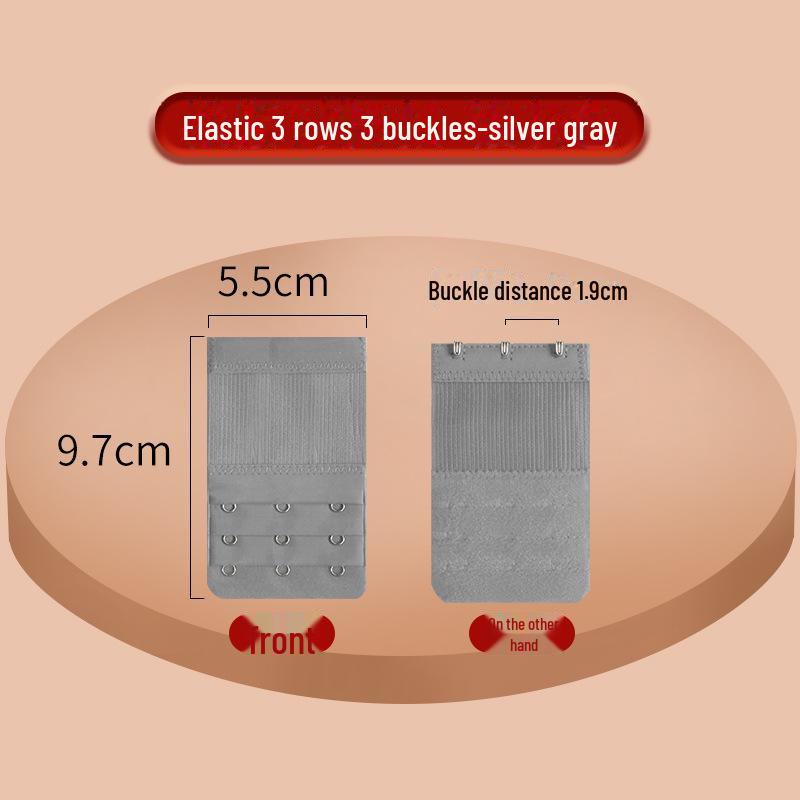 Extensie elastică pentru sutien cu cataramă din oțel inoxidabil - 2x3, 3x3, 4x4 rânduri